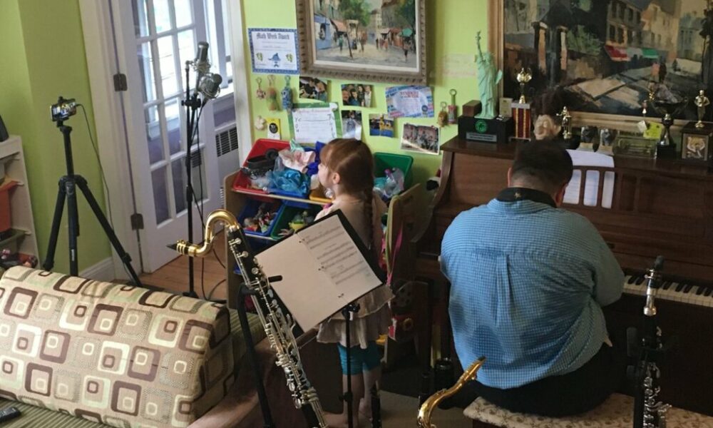 This 12-year-old is enchanting people with her Yiddish singing. Her klezmer musician dad explains why.