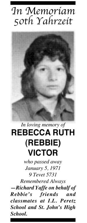 Rebbie Victor mem