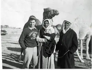 David Steinberg in Israel 1958 while on a scholarship to the Hebrew University